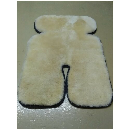 Накидка на детскре автокресло меховая из овчины Shkura-Dekor бежевая