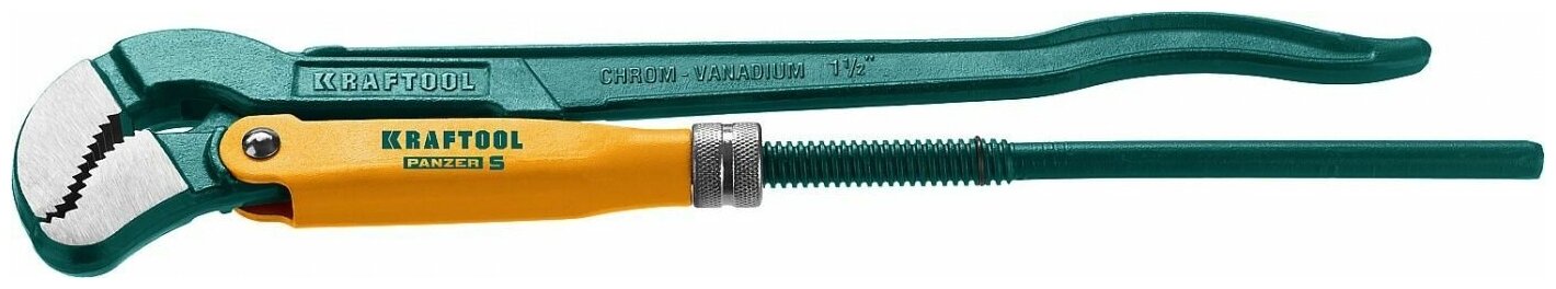 Ключ трубный Kraftool 2733-15 KRAFTOOL PANZER-S, №2, 1.5", 440 мм