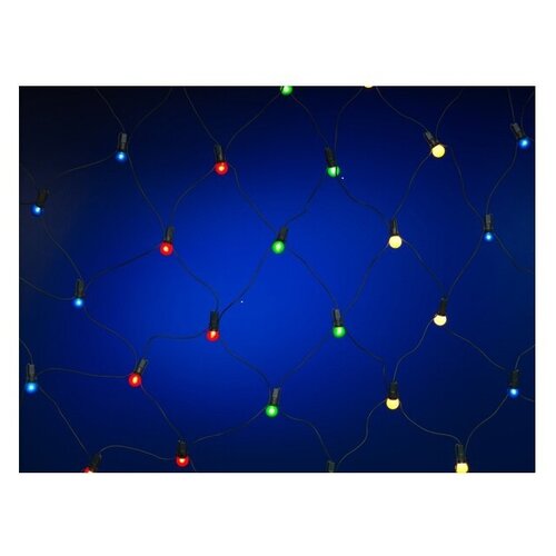 фото Н.г.эл.гирл.сетка 160л.перл.(4/8ф.)цветная 1.8x1м snowmen