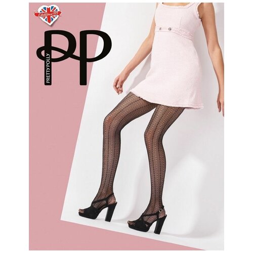 Колготки Pretty Polly, 15 den, размер S-L, черный колготки pretty polly 15 den размер s l черный