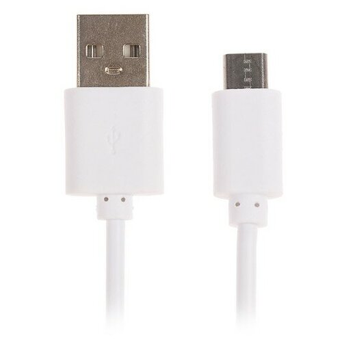 Кабель Cablexpert, micro USB - USB, 1 А, 1 м, белый, Cablexpert 2757454 .