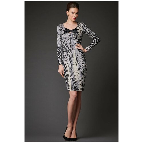 фото Платье арт-деко, размер 44, серый