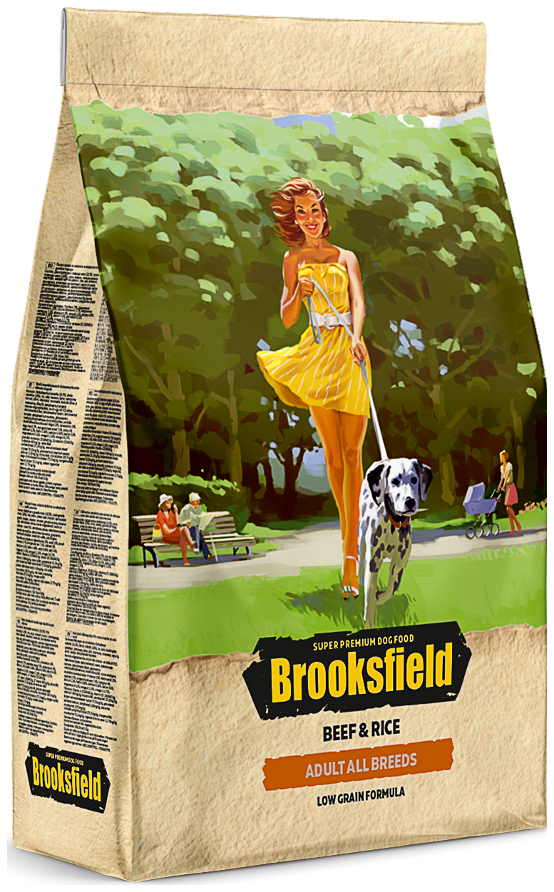 Корм для собак BROOKSFIELD говядина с рисом 12 кг