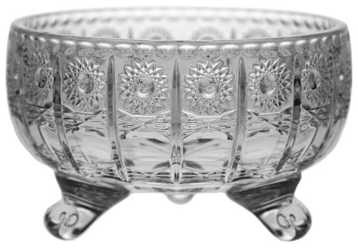 Салатник CRYSTAL BOHEMIA на ножках, 12,5 см - фото №5