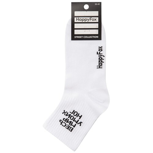 фото Носки happyfox, размер 36, белый