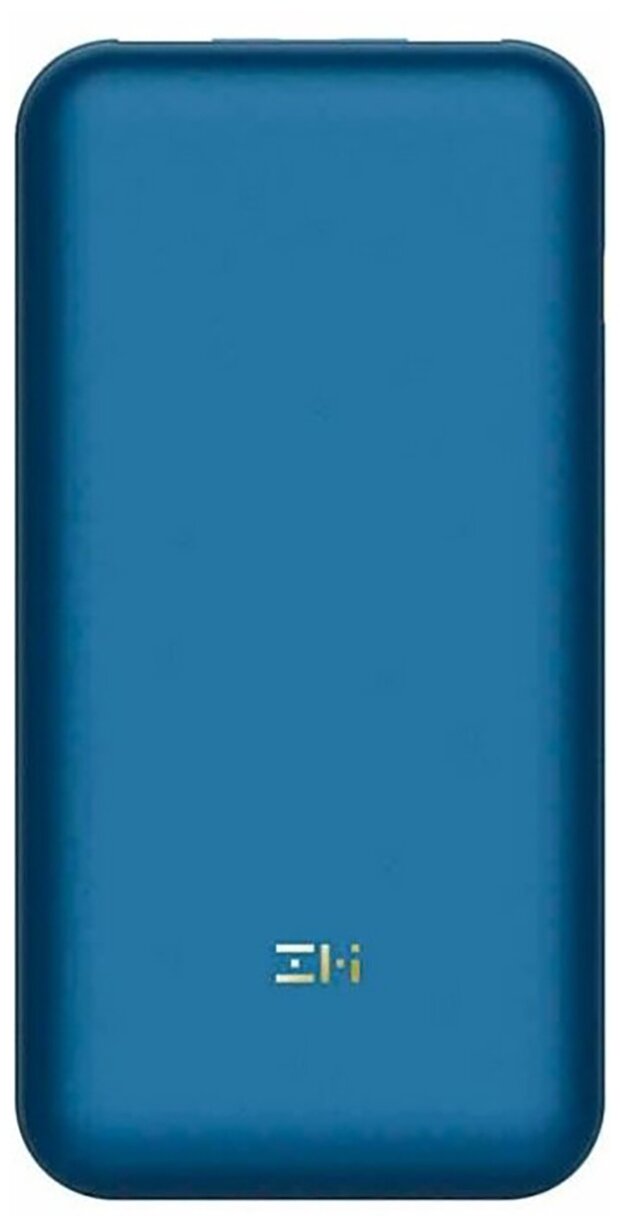 Внешний аккумулятор (Power Bank) XIAOMI ZMI 10 PRO, 20000мAч, темно-синий [qb823 dark blue] - фото №1