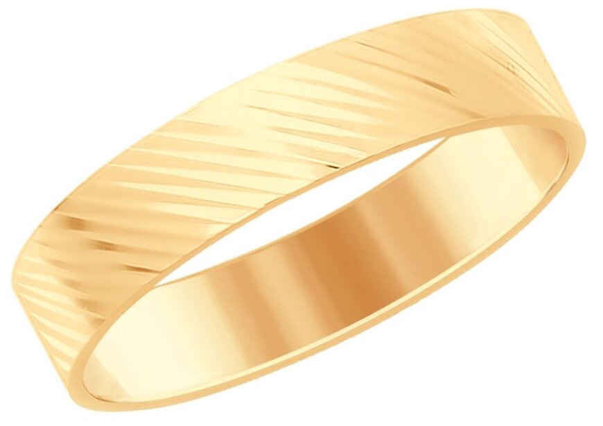 Кольцо SOKOLOV из золота с алмазной гранью 110224 