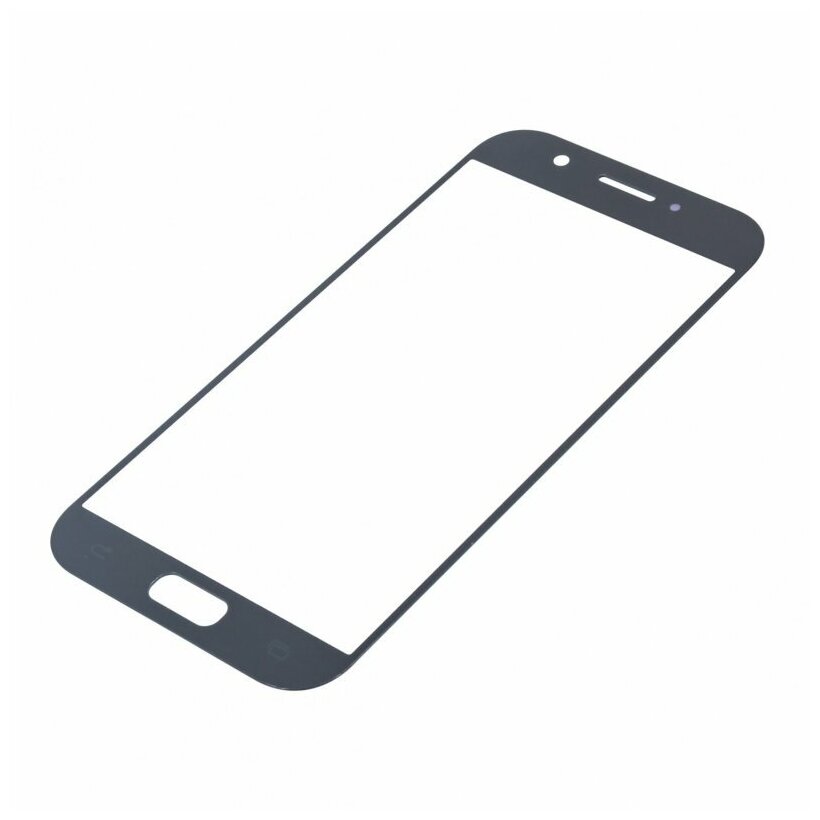 Стекло модуля для Samsung A520 Galaxy A5 (2017) черный AA