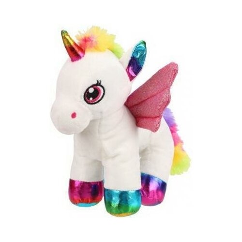 Единорог с крыльями Радуга 22см 867₽