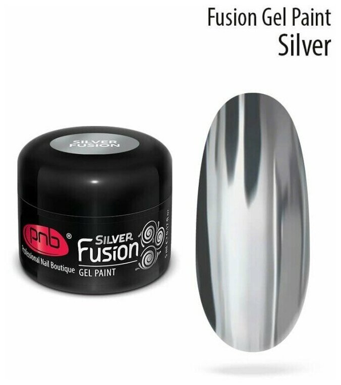 PNB краска гелевая Silver Fusion