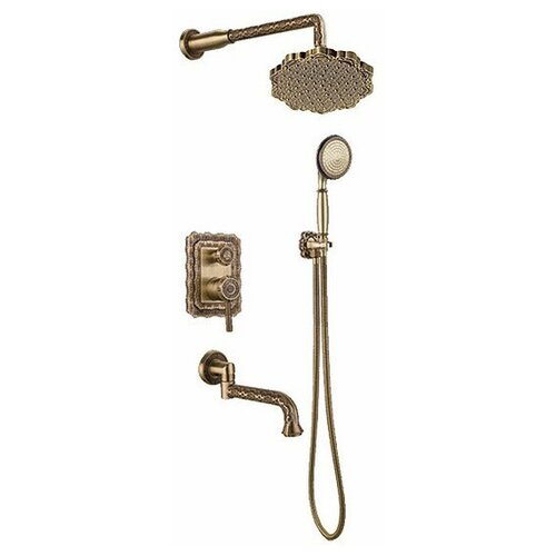 Душевой комплект Bronze de Luxe Windsor 10137F для ванны и душа комплект для душа встраиваемый bronze de luxe windsor 10137f