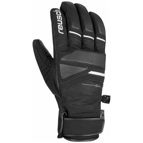 фото Перчатки горнолыжные reusch storm r-tex xt black/white (inch (дюйм):8,5)