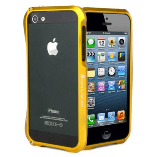 Защита корпуса CLEAVE Бампер алюминиевый для iPhone 5/5S золотой защита корпуса cleave бампер алюминиевый для iphone 5 5s золотой