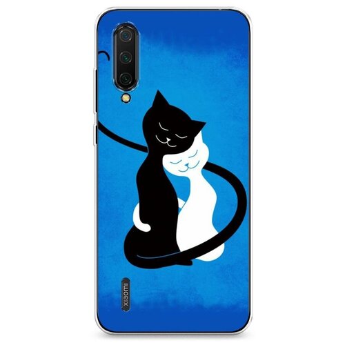 фото Силиконовый чехол "влюбленные котики 4" на xiaomi mi a3 lite / сяоми ми а3 лайт case place