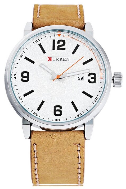 Наручные часы CURREN Другие производители часов CURREN 8218BRSW мужские, коричневый