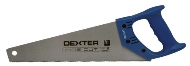 Пила по дереву Dexter, мелкий зуб, двойной скошенный край, 350 мм