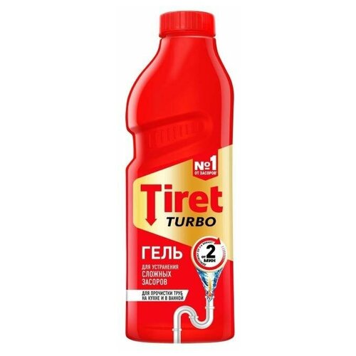 Средство Tiret Turbo для труб 500 мл