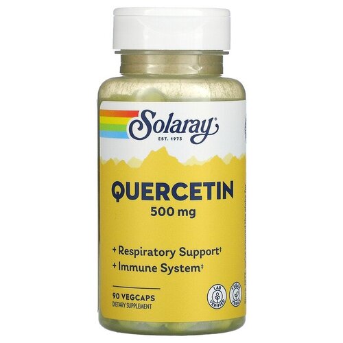 Капсулы Solaray Quercetin 500 мг, 100 г, 500 мг, 90 шт.