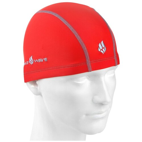 фото Шапочка для плавания madwave ergofit lycra cap, цвет красный