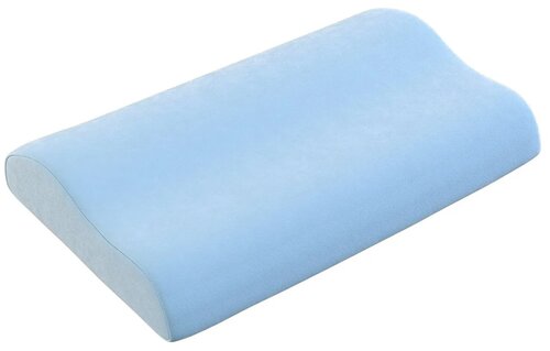 Ортопедическая подушка эрго KIDS (470*290*60-80мм) голубой (М.1.2.3). ПА