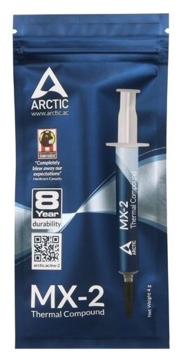 Термопаста Arctic MX-2, шприц, 4 г Arctic Cooling - фото №4
