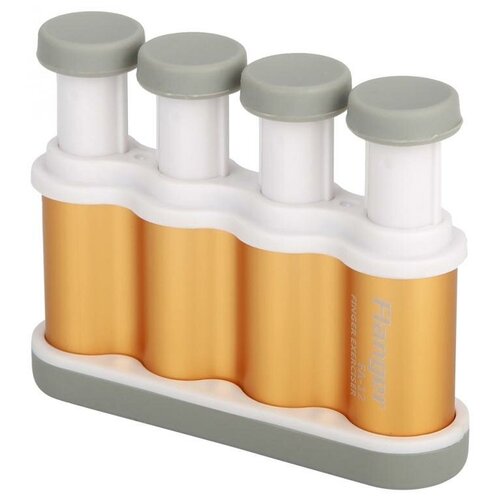 Тренажер гитарный для пальцев. С авто- регулировкой усилия. Цвет золотистый, Flanger