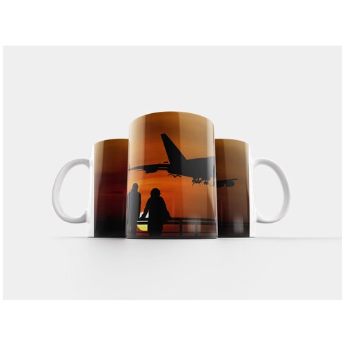 фото Кружка "путешествие, люди, аэропорт" 320 мл lotsprints