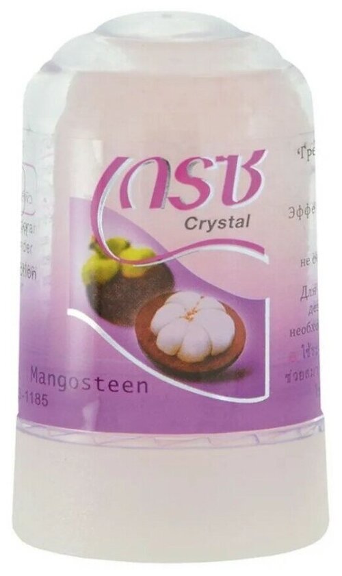 Grace Дезодорант Mangosteen, кристалл (минерал), флакон, 50 мл, 50 г