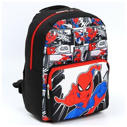 Рюкзак с карманом SPIDER MAN, Человек-паук рюкзак детский spider man человек паук