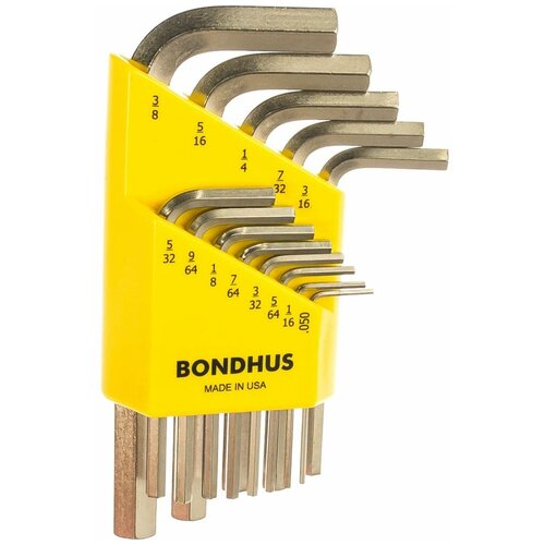 Набор штифтовых ключей HEX Bondhus 16237 13 предметов