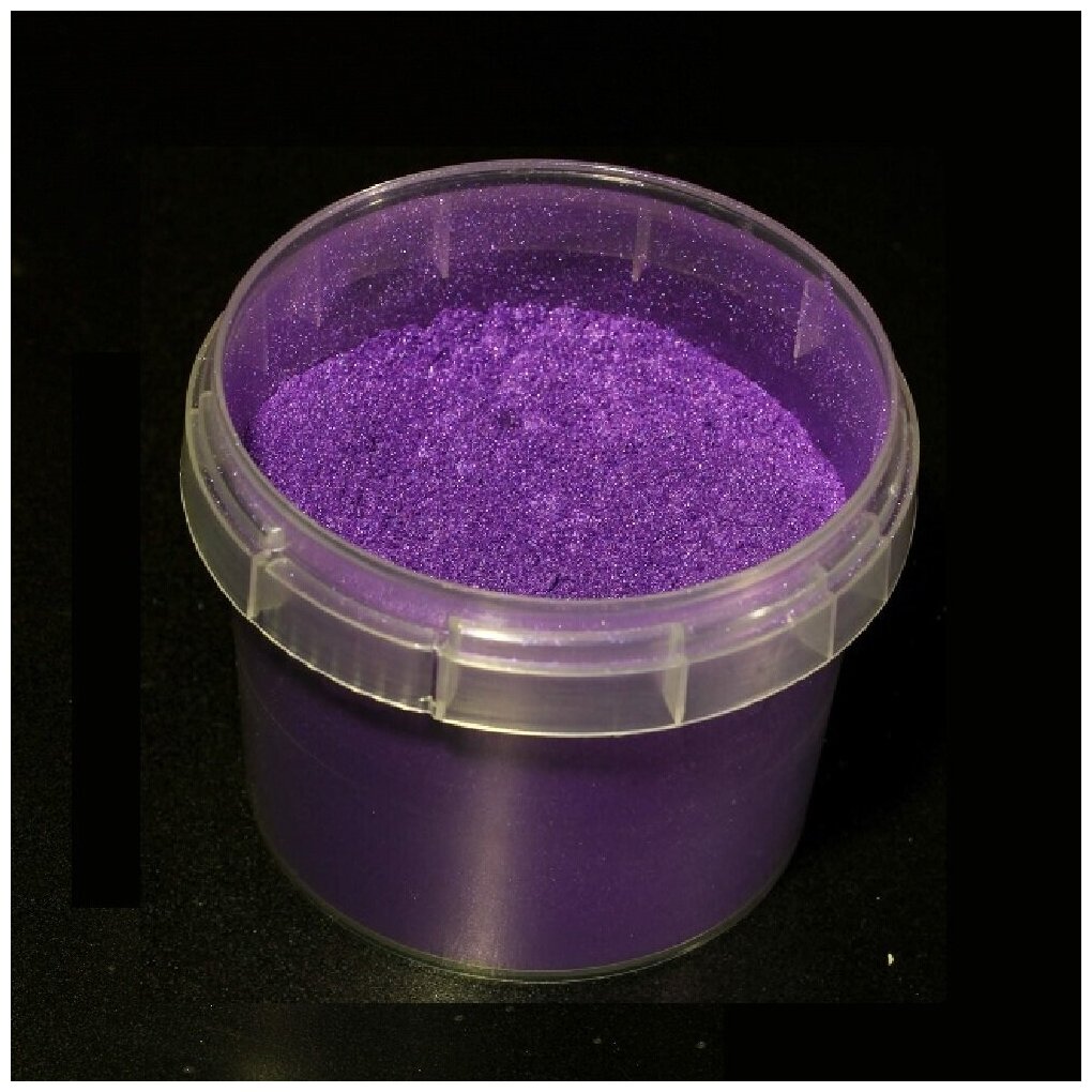 Пигмент перламутровый порошок для хобби и творчества / Коктейль Чудес / Фиолетовый Бархат (Purple Velvet) / 10 г / в пакете - фотография № 3