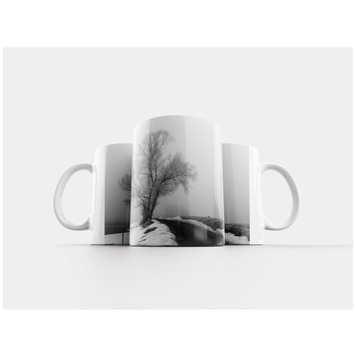 фото Кружка "дерево, зима, туман" 320 мл lotsprints