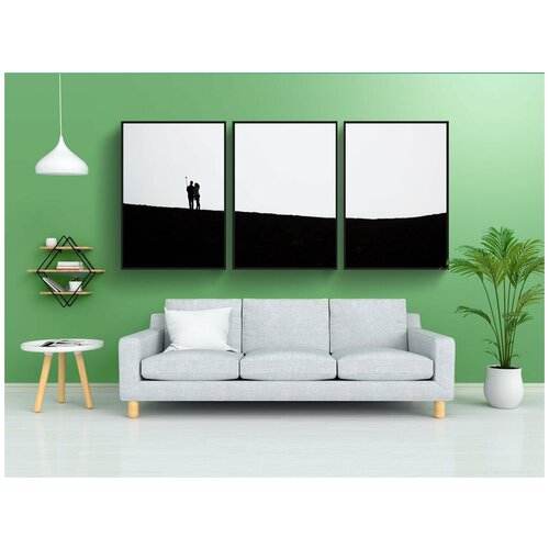 фото Набор модулных постеров для интерьера "жизнь, красота, место действия" 60x90 см. в тубусе, без рамки lotsprints