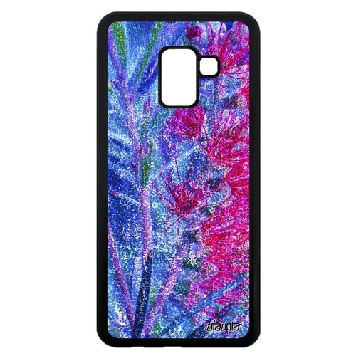 фото Противоударный чехол на телефон // samsung galaxy a8 2018 // "экзотик" лепестки аромат, utaupia, цветной