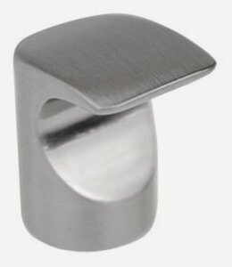 Изображение товара Ручка мебельная кнопка, для шкафа, для комода, для тумбы, металл Кноб стандарт (сатин)