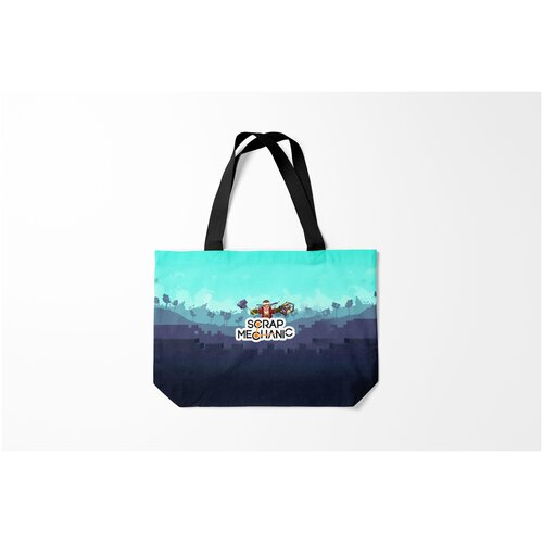 фото Сумка-шоппер / 46х35 см / геймерам / разные игры scrap mechanic burnettie
