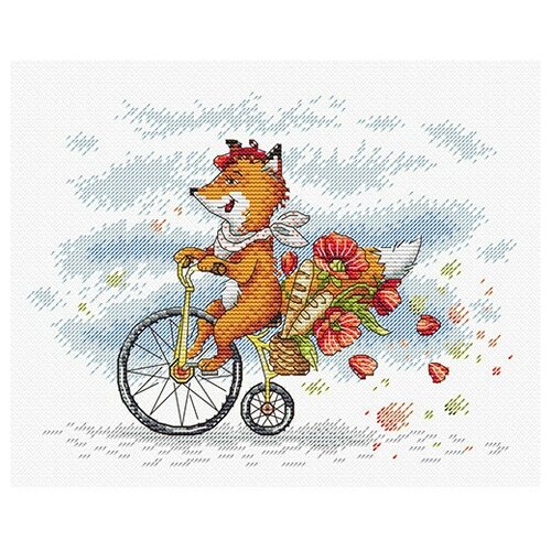 фото Набор для вышивания крестом жар-птица "париж, париж!", 18x22 см, арт. м-291