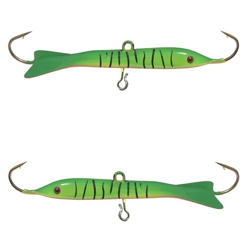 Балансир с монолитным хвостом вес 15 гр. длина 60 мм крючок №4 набор из двух штук 6312