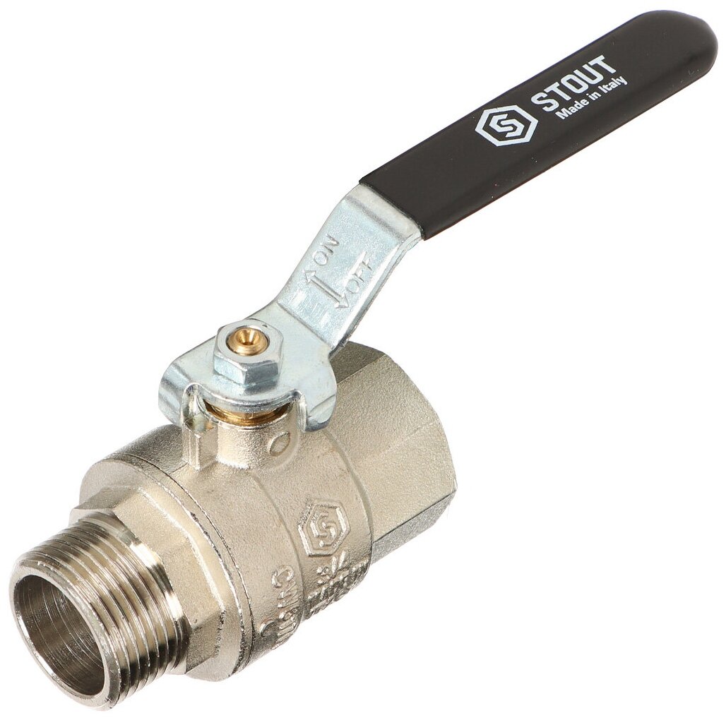 фото Кран Stout Г-Ш с ручкой, 3/4"