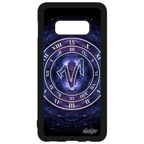 фото Простой чехол на телефон // galaxy s10e // "зодиак овен" созвездие каллиграфия, utaupia, синий