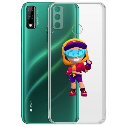 фото Чехол-накладка clear case brawl stars-стритстайл макс для huawei y8s krutoff group