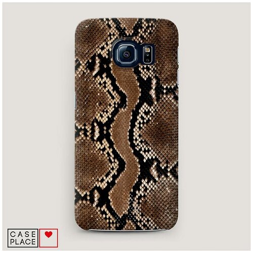 фото Чехол пластиковый samsung galaxy s7 edge кожа питона case place