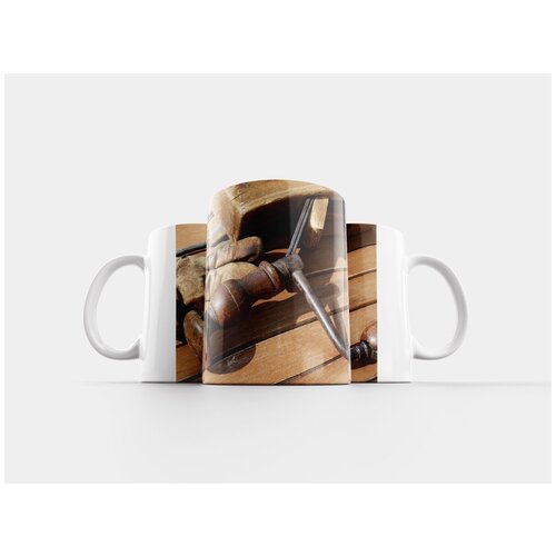 фото Кружка "инструменты, напиток, кожа" 320 мл lotsprints