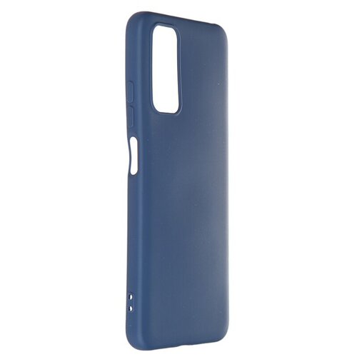 Чехол DF для Xiaomi Redmi Note 11 Global / 11s Global с микрофиброй Silicone Blue xiOriginal-26 чехол df xiaomi redmi note 12s df xiflip 92 blue