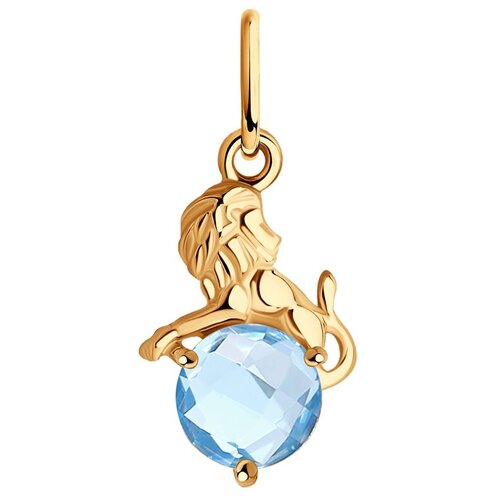 фото Diamant подвеска из золота с топазом 51-330-01544-1