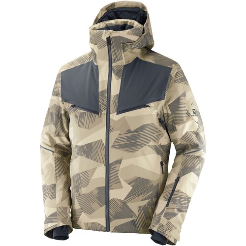 Куртка горнолыжная SALOMON Brilliant Jkt M Roasted Cashew/Ao/Ebony (US:S)