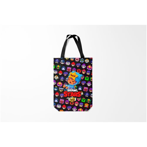 фото Сумка-шоппер / 31х42 см / геймерам / brawl stars burnettie