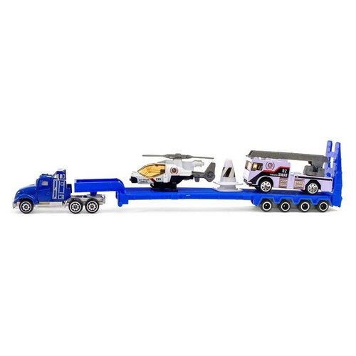 фото Набор машин металлических полиция, микс 867363 . yandex market