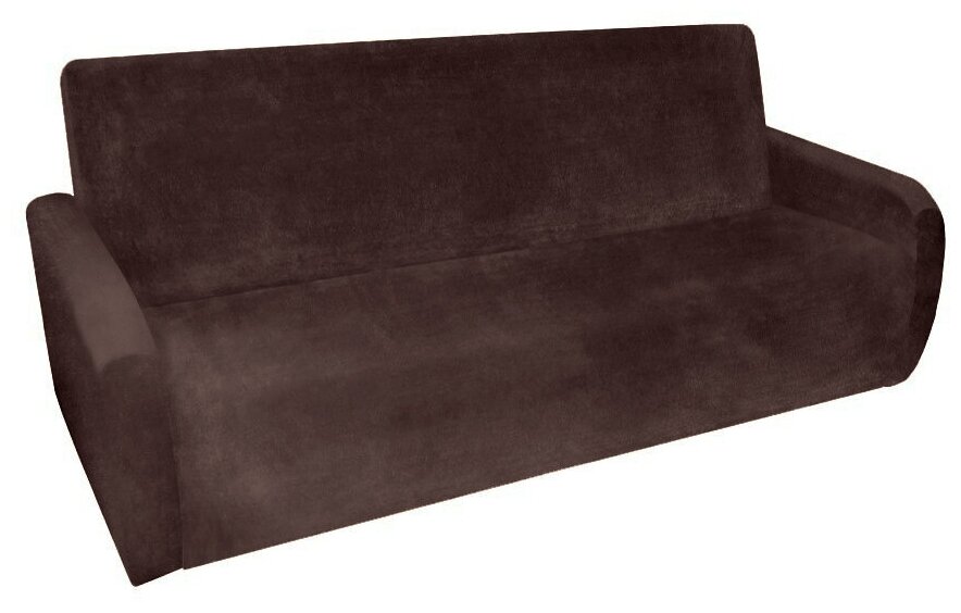 Чехол на трехместный диван-книжку Бруклин коричневый