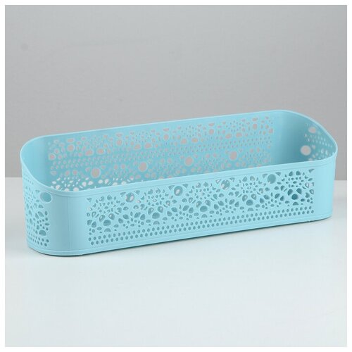 фото Корзина для хранения «ажур», 28×7,5×8,5 см, цвет микс mikimarket